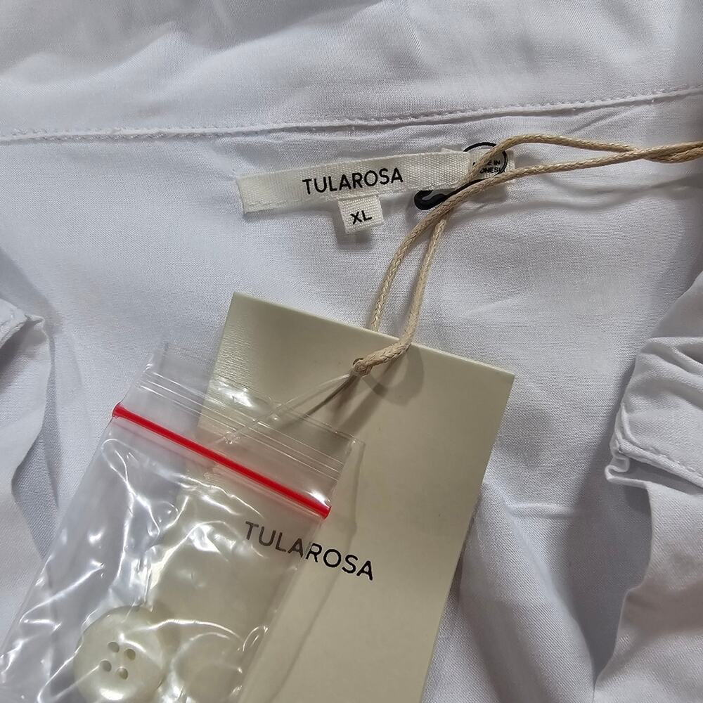 Tularosa Adelynn Tunic Top in White XL - Picture 5 of 12
